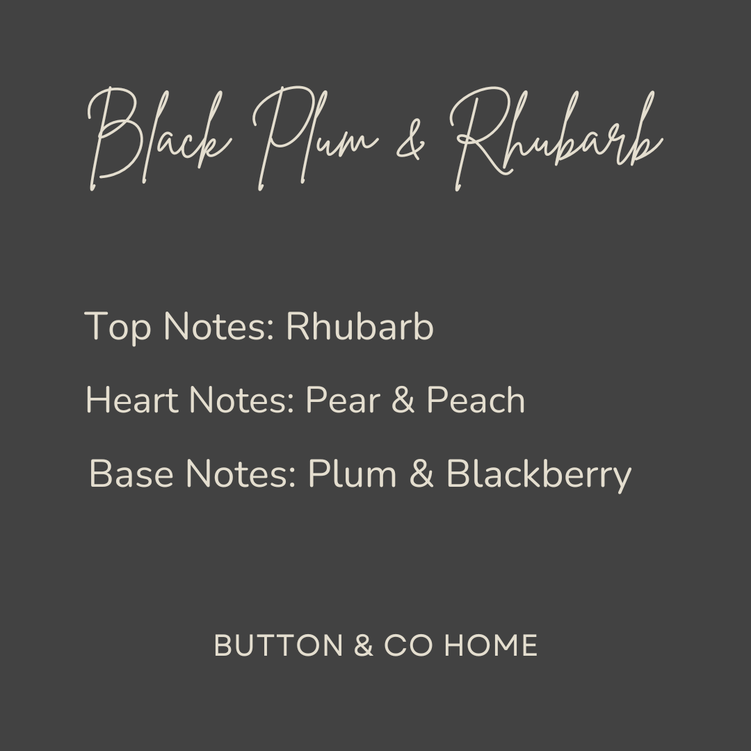 Black Plum & Rhubarb 4 pack of Wax Melts
