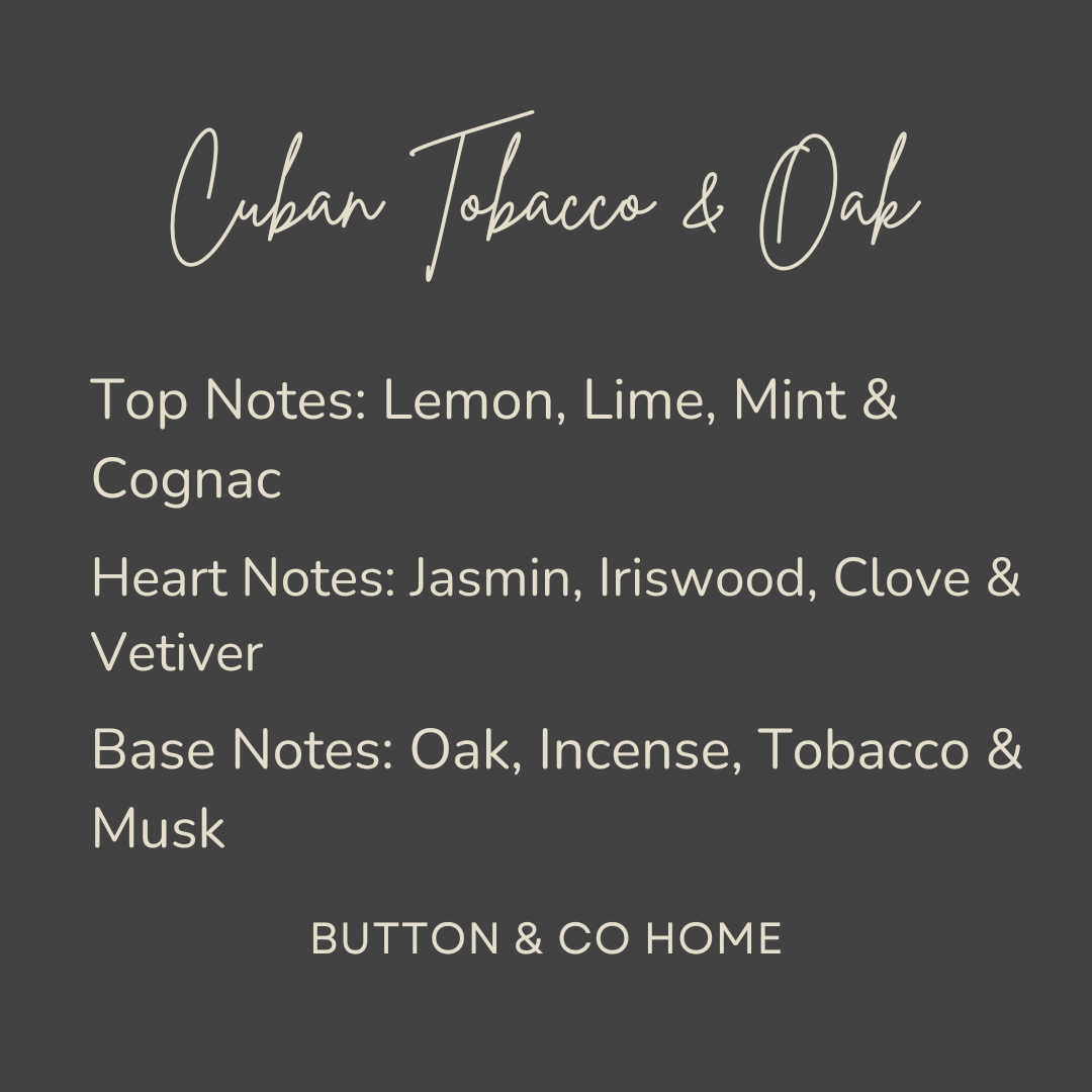 Cuban Tobacco & Oak 4 Pack of Wax Melts