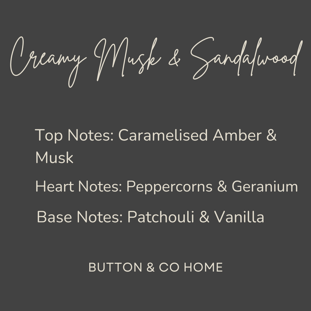 Creamy Musk & Sandalwood 4 pack of Wax Melts
