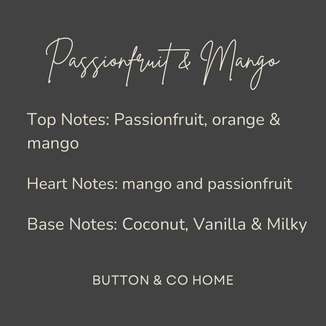 Passionfruit & Mango 4 pack of Wax Melts
