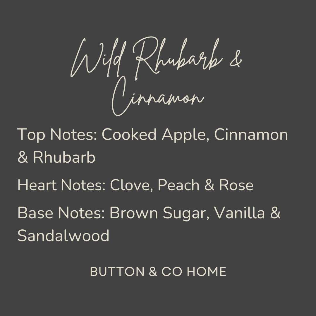 Rhubarb and Cinnamon 4 pack of Wax Melts